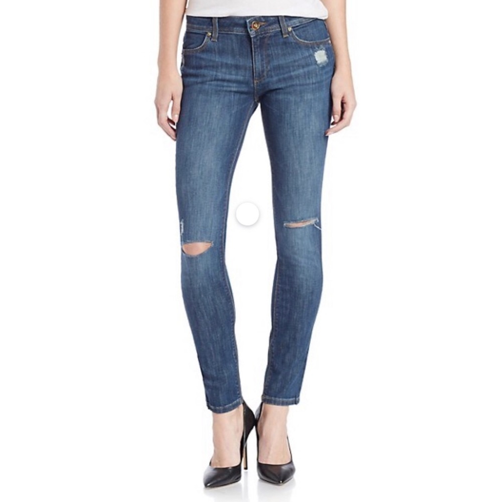 DL1961 Distressed Denim Jeans - Picture 1 of 7